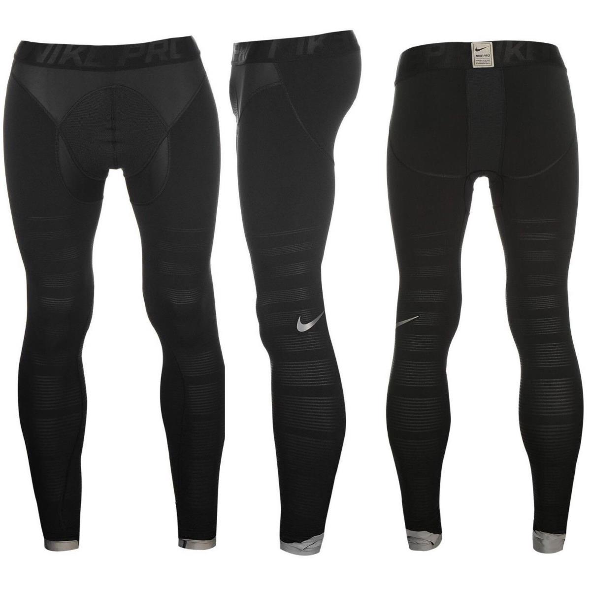 Men`s Nike Pro Hyperrecovery Graduated Compression Tights 812988-010/Medium