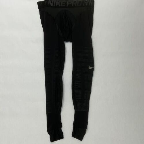 Nike Men Size 2XL Black Pro Hyper Recovery Compression Tights 812988-010