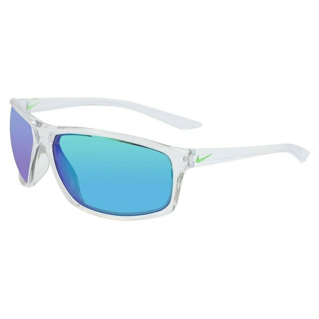 Nike Sunglasses Adrenaline M EV1113 901 66-15-135 Clear Green Mirror