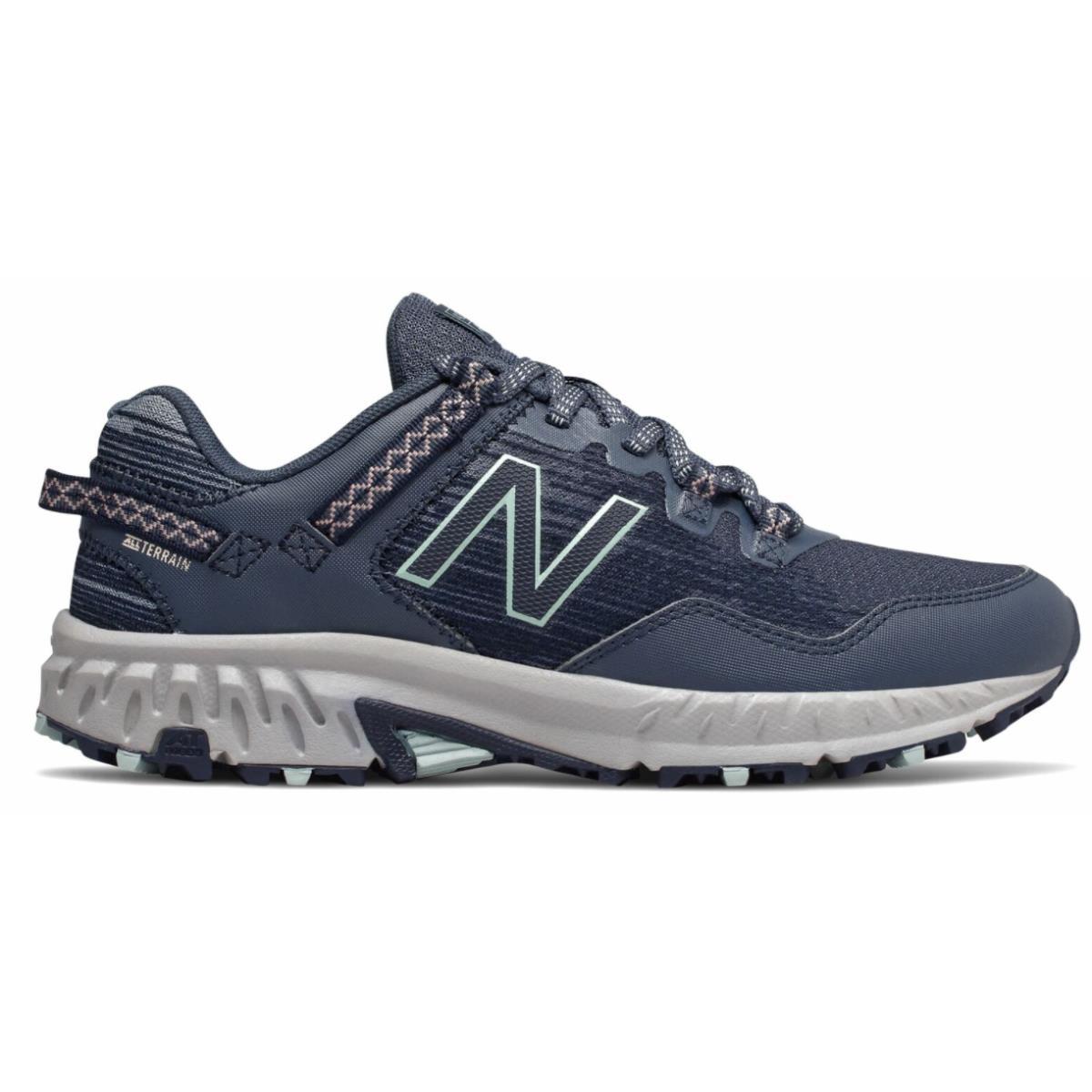 New Balance Womens Size 5 Navy 410v6 Trail Shoes N1887