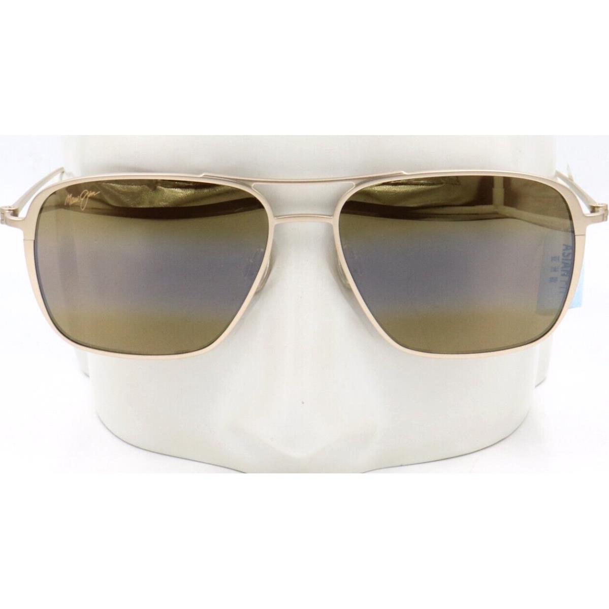 Maui Jim Beaches Satin Gold Bronze Asian Fit Sunglasses H541N-16A