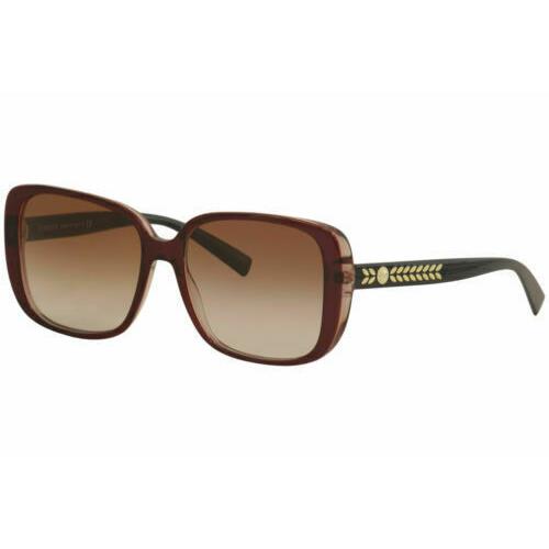 Versace VE4357A 529013 56 Sunglasses Women`s Crystal Red/pink Gradient Lenses