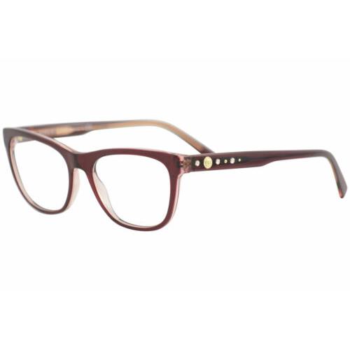 Versace Women`s Eyeglasses VE3263B VE/3263/B 5290 Red/gold Optical Frame 52mm