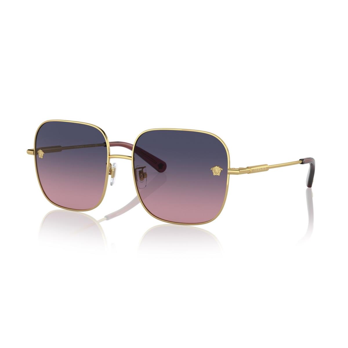 Versace Sunglasses VE2246D 1002I6 59mm Gold / Pink Gradient Blue Lens