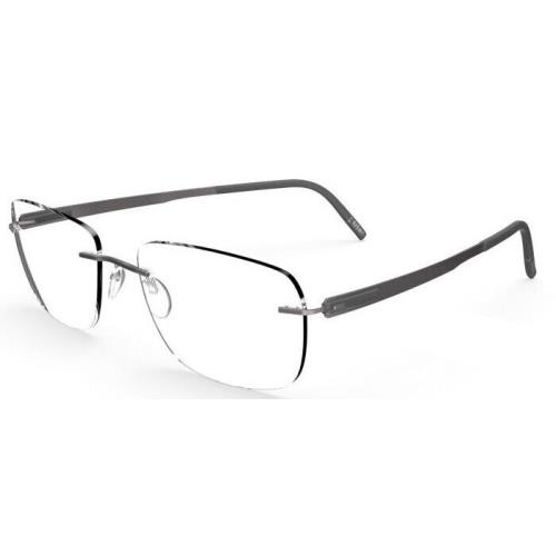 Silhouette Eyeglasses Blend 56/19/150 Smoky Black 5555/KS-6560