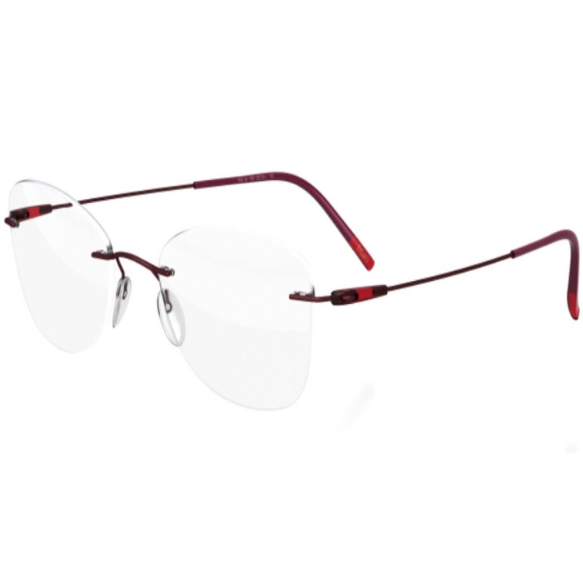 Silhouette Eyeglasses Dynamics Colorwave 58/17/135 Red 5500/BD-3040-58MM