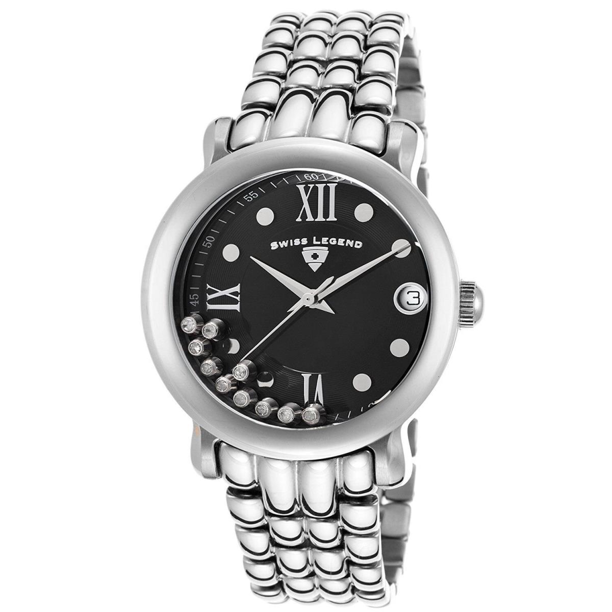 Swiss Legend Women`s Diamond Quartz Watch Silver Stainless Steel 22388-11