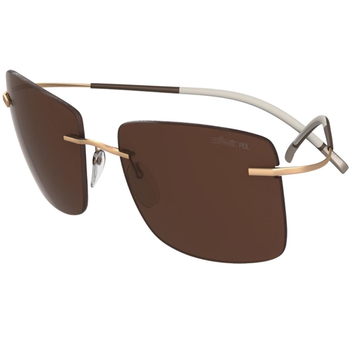 Silhouette Sunglasses Tma Icon 59/18/138 Gold Polarized 8691/20-6201