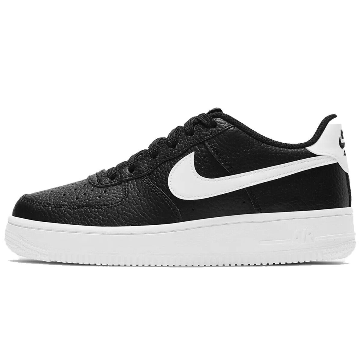 Nike Air Force 1 GS CT3839 002 Big Kid`s Casual Shoes - Black