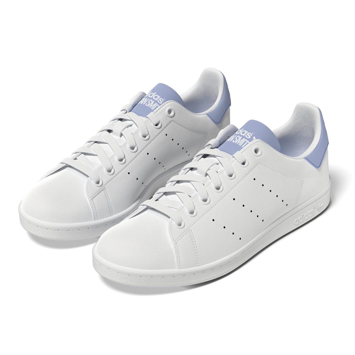 Man`s Sneakers Athletic Shoes Adidas Originals Stan Smith White/White/Blue Dawn