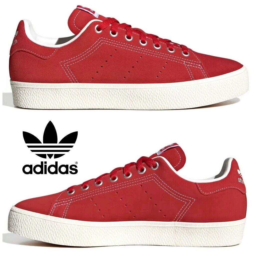 Adidas Originals Stan Smith Men`s Sneakers Comfort Sport Casual Shoes Red - Red , Better Scarlet / Core White / Gum Manufacturer