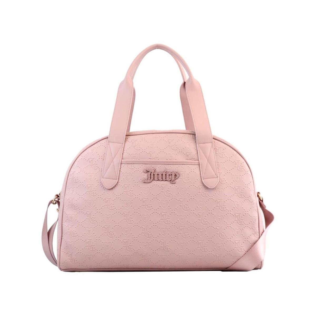 Juicy Couture Semi Charmed Weekender Duffle Bag Dusty Blush Pink - Handle/Strap: , Hardware: Gold, Exterior: