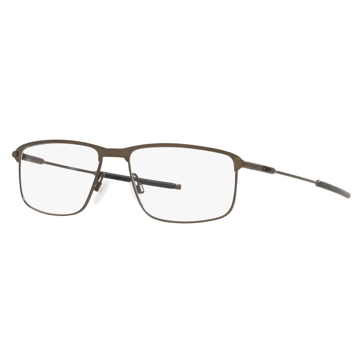Oakley Socket Ti OX5019 Eyeglasses Men Pewter Rectangle 56mm - Frame: , Lens: