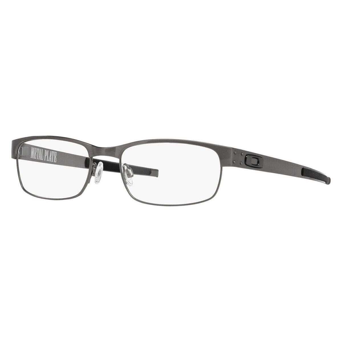 Oakley OX5038 Eyeglasses Men Silver Rectangle 55