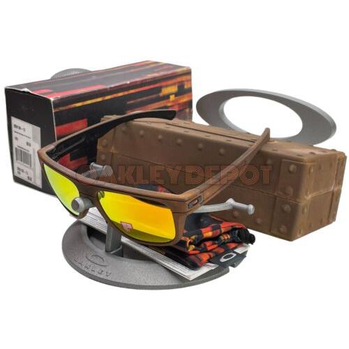 Oakley Breadbox 009199 Rust Decay/fire Iridium Polarized Sunglasses - RUST DECAY Frame, FIRE IRIDIUM Lens