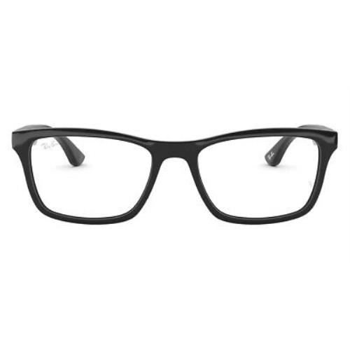 Ray-ban 0RX5279F Eyeglasses Unisex Black Square 55mm