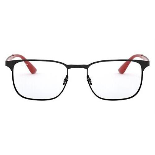 Ray-ban 0RX6363 Eyeglasses Unisex Black Square 54mm