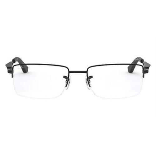Ray-ban 0RX6285 Eyeglasses RX Unisex Black Rectangle 53mm
