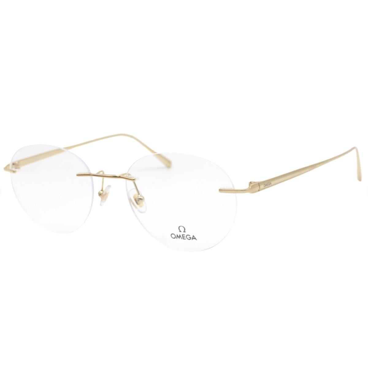 Ray-ban Classic Round Omega Rimless Eyeglasses OM 5008-H 030 53-18 145 Gold Frames