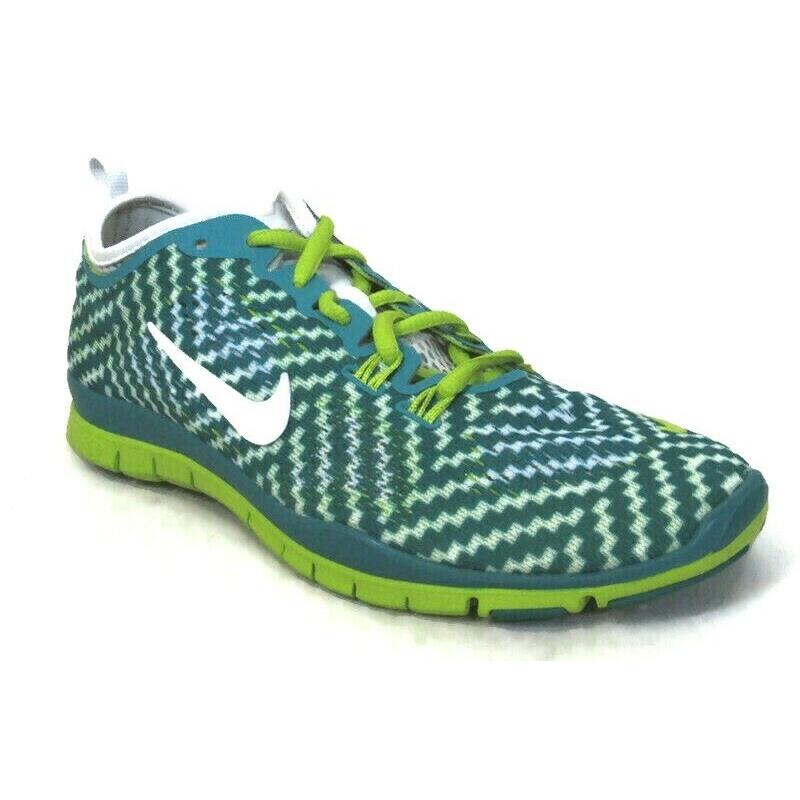 Nike Free 5.0 TR Fit 4 Prt Women`s Cross Training Shoes Sz 11.5 629832-302 - TURBO GREEN/WHITE-VNM GREEN-PR PLTNM