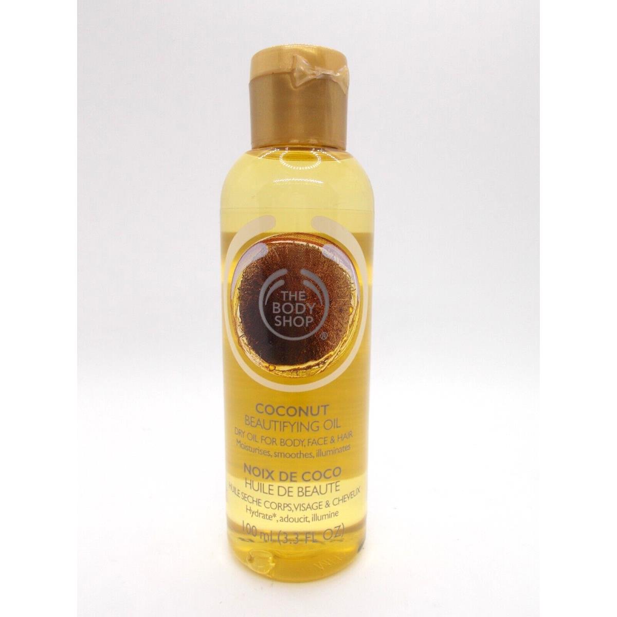 The Body Shop Coconut Beautifying Dry Oil 3.3 Ounce Bottle