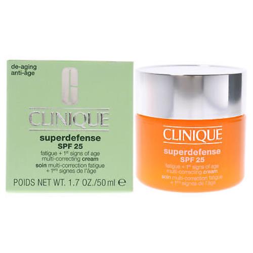 Superdefense Multi-correcting Cream Spf 25 - Type Iii-iv by Clinique For 1.7 oz