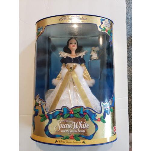 1998 Mattel Holiday Princess Walt Disney Snow White Doll 19898