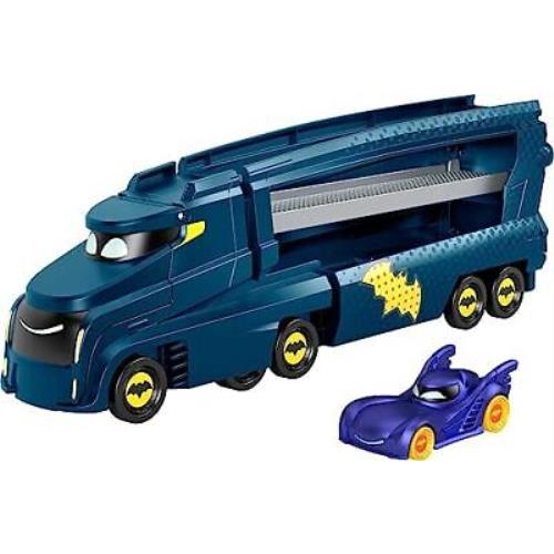 Fisher-price DC Batwheels Toy Hauler and Car Bat-big Rig with Ramp and Bam