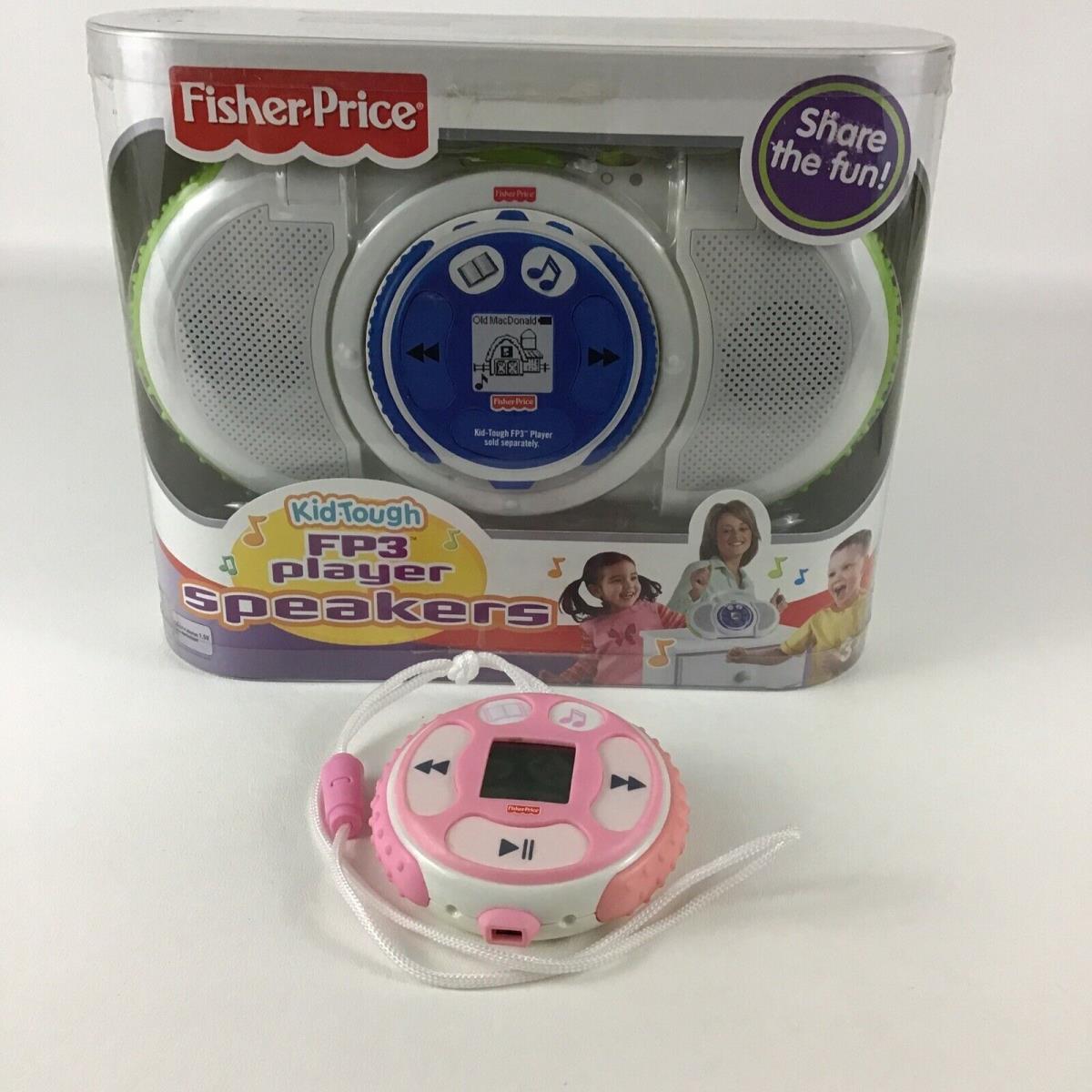 Fisher Price Kid Tough FP3 Player Speakers Portable Music Player Toy 2006