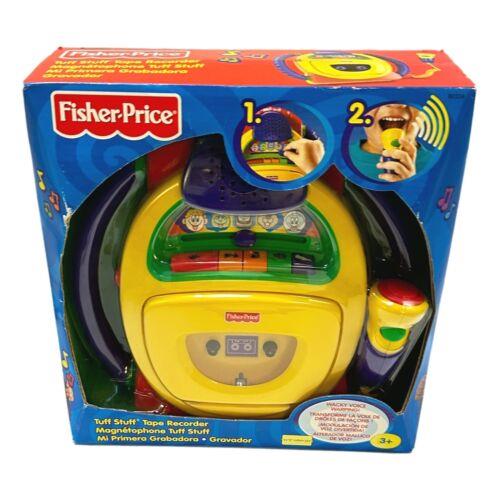 Fisher Price Tuff Stuff Tape Recorder Cassette Microphone 2002