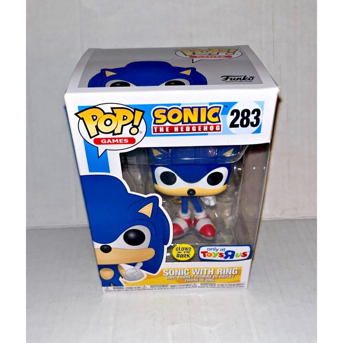Funko Pop Games Sonic The Hedgehog 283 Toys R Us Gitd