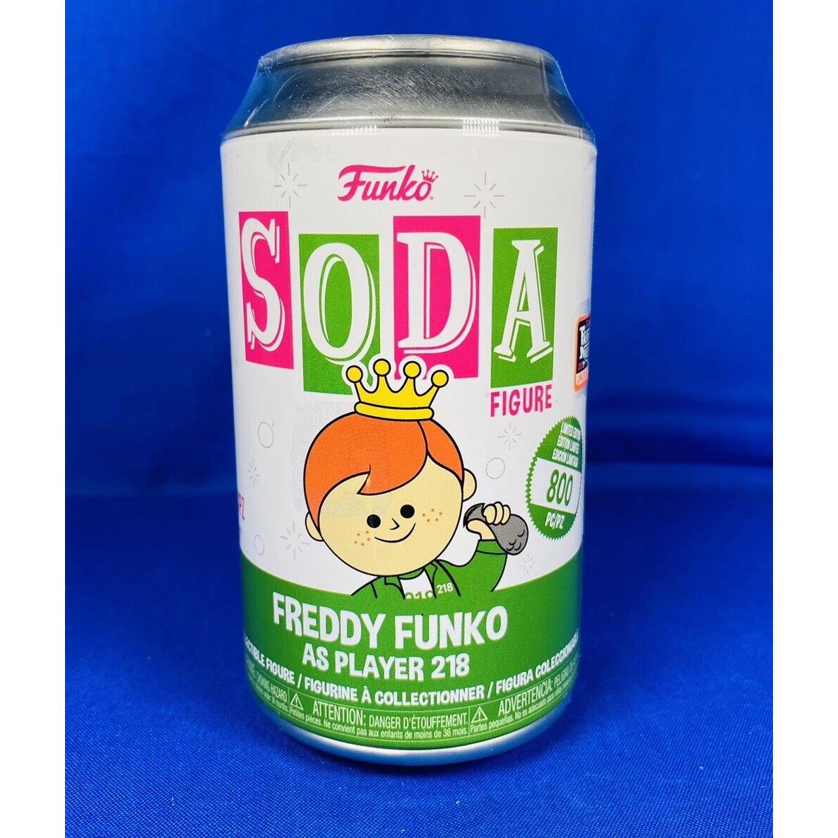 Fright Night Box OF Fun 2022 Soda Freddy Funko as Player 218 Nycc LE 800