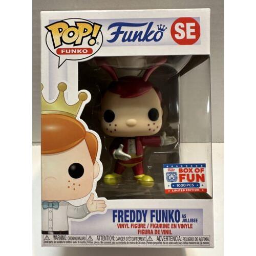 M921 Pop Freddy Funko as Jollibee Metallic 2021 Box Of Fun LE 1000 Protector