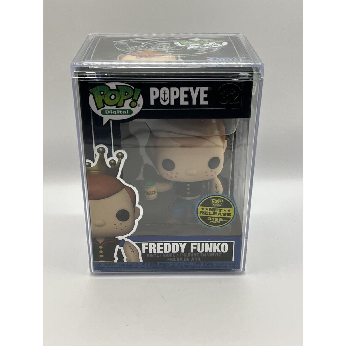 Funko Pop Digital Freddy Funko As Popeye Limited Edition 3198 Pcs In Hard Stack