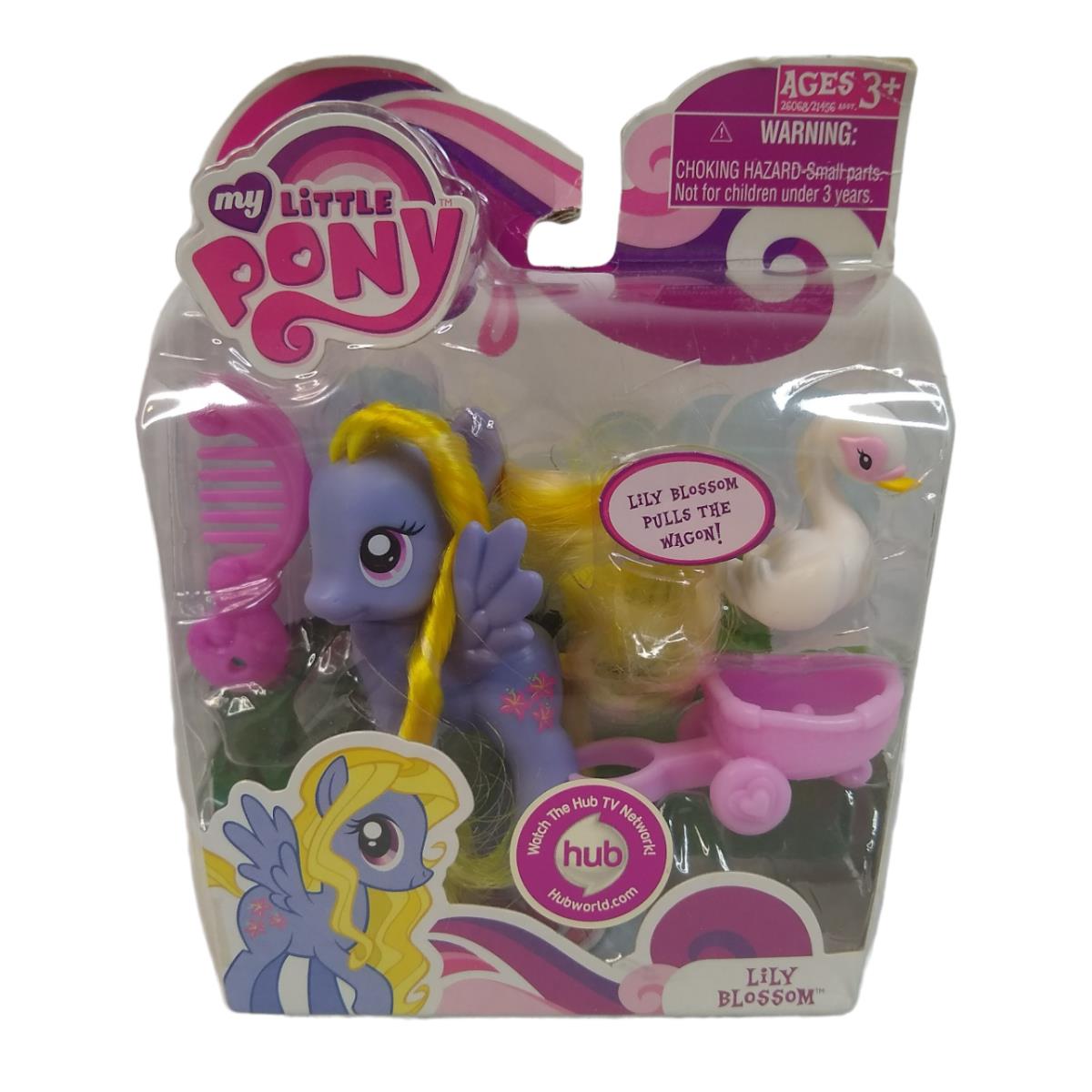 Hasbro My Little Pony Lily Blossom Friendship Is Magic G4 Figure Wagon Swan