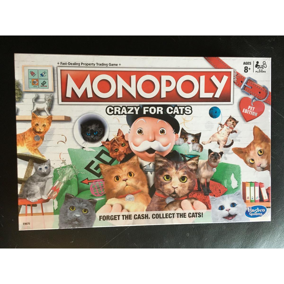 Monopoly - Crazy For Cats Edition Hasbro Board Game Ages 8+