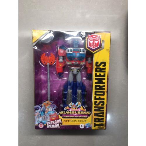 2019 Transformers Optimus Prime Cyberverse Adventures Energon Armor Bumblebee