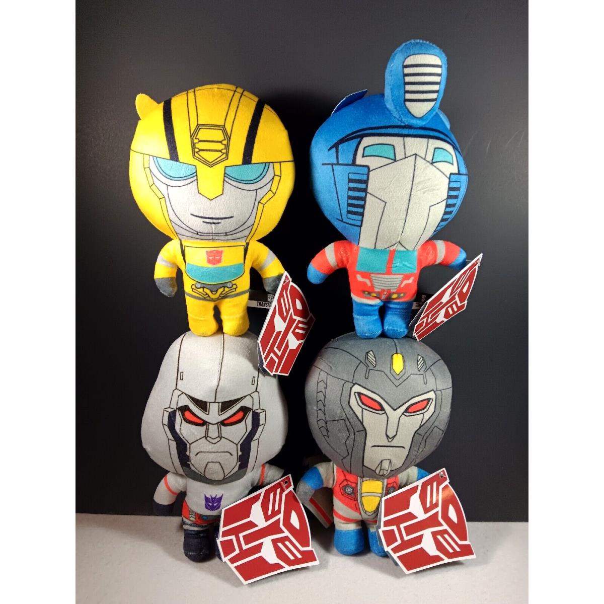 Transformers Set of 4 Universal Pictures Optimus Prime Plush Toy Doll Hasbro 7