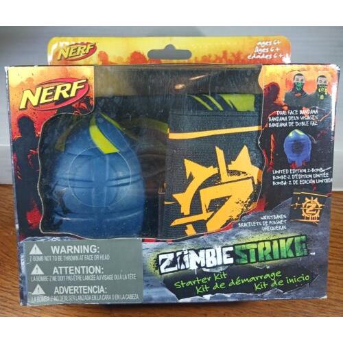 Nerf Zombie Strike Starter Kit Z-bomb and Wrist Bands