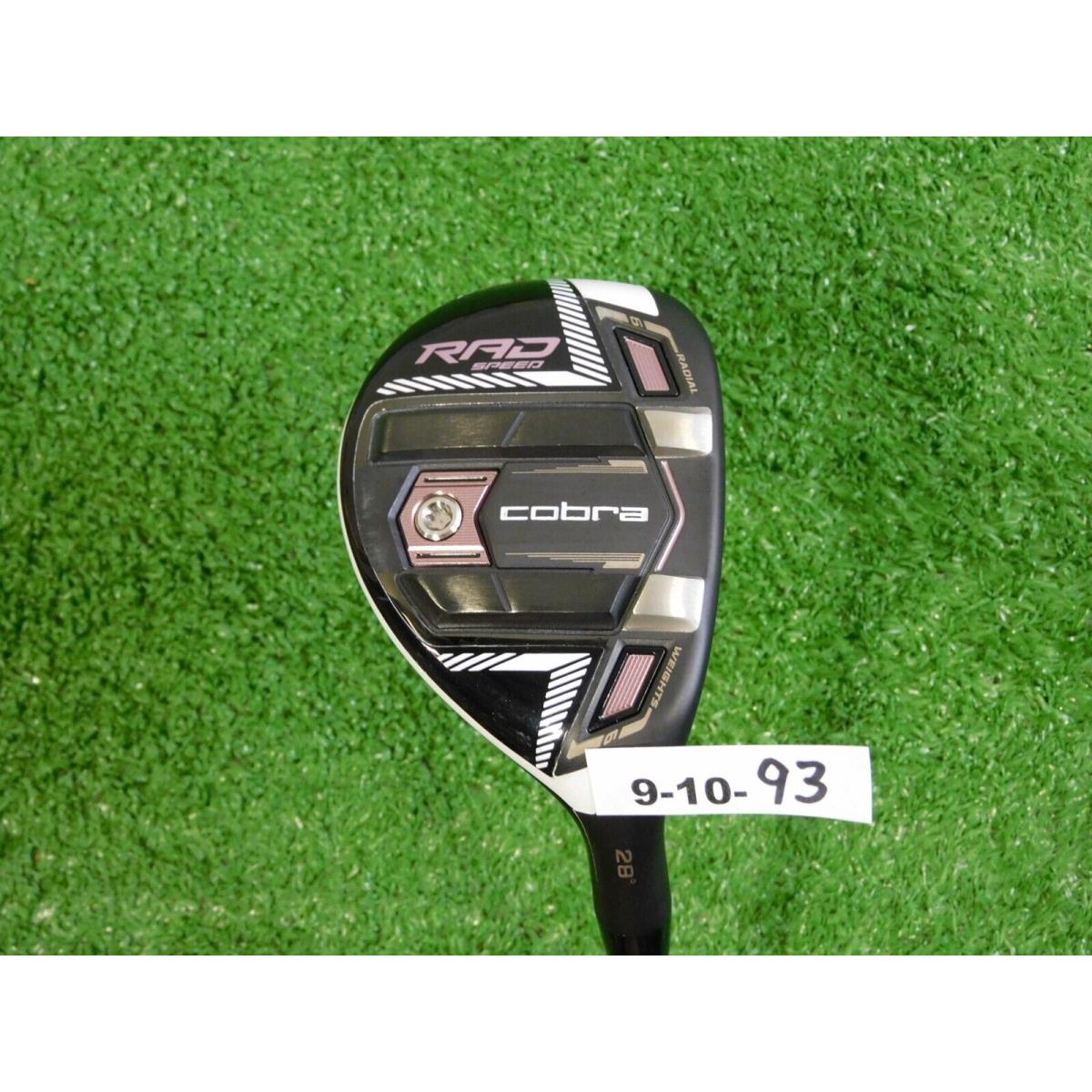 Cobra Radspeed 28 Womens 6 Hybrid Recoil Esx 450 F1 Ladies Graphite