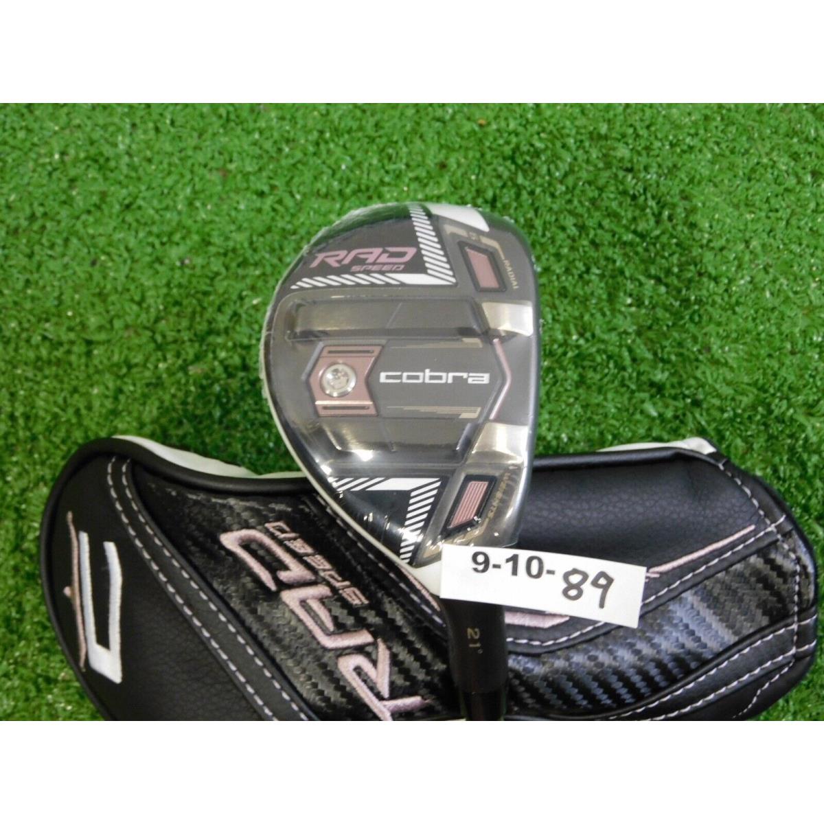 Cobra Radspeed 21 Womens 4 Hybrid Recoil Esx 450 F1 Ladies Graphite with HC