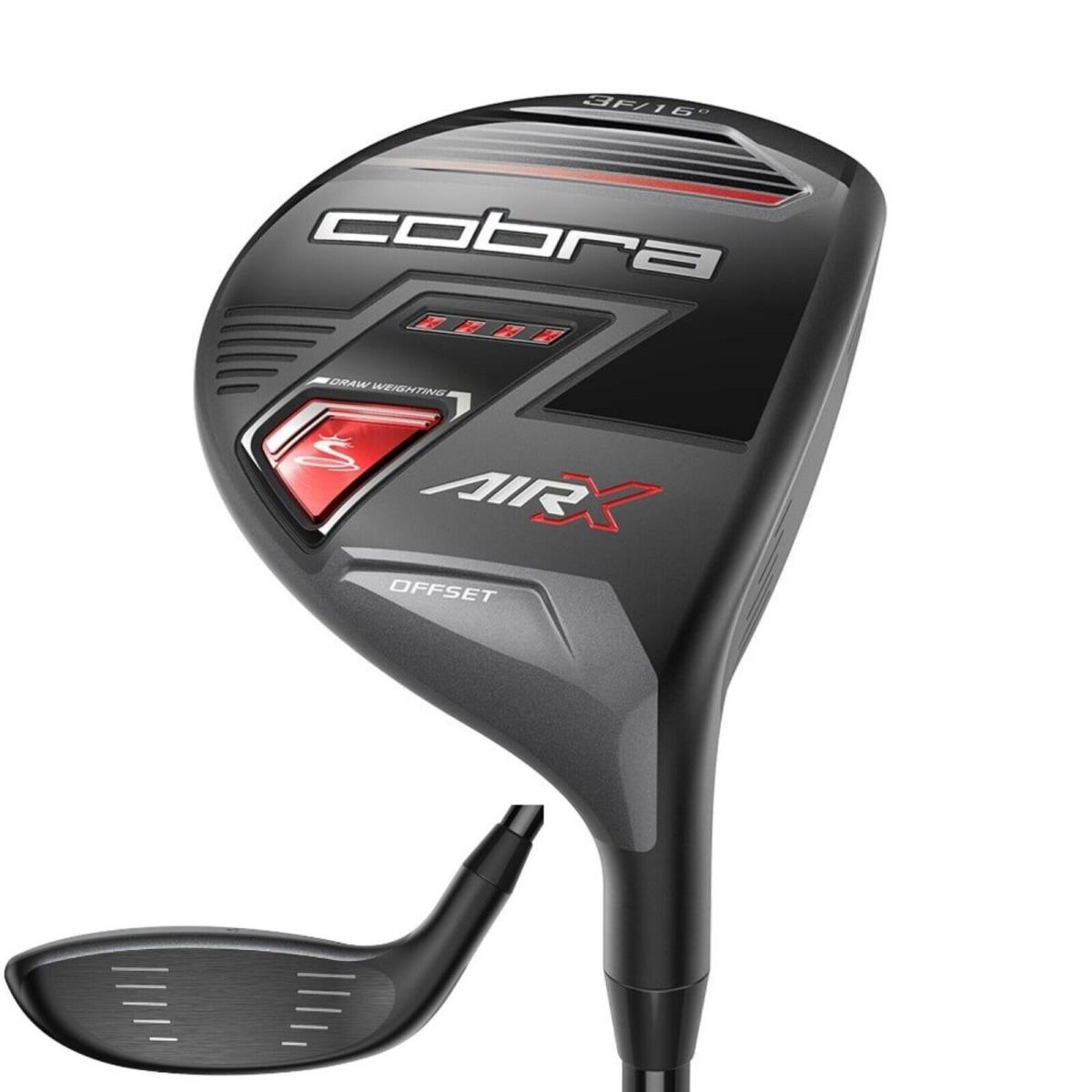 Cobra Air-x Offset 5F 5 20 Fairway Wood Tour AD XC-8 Flex Stiff RH - Black