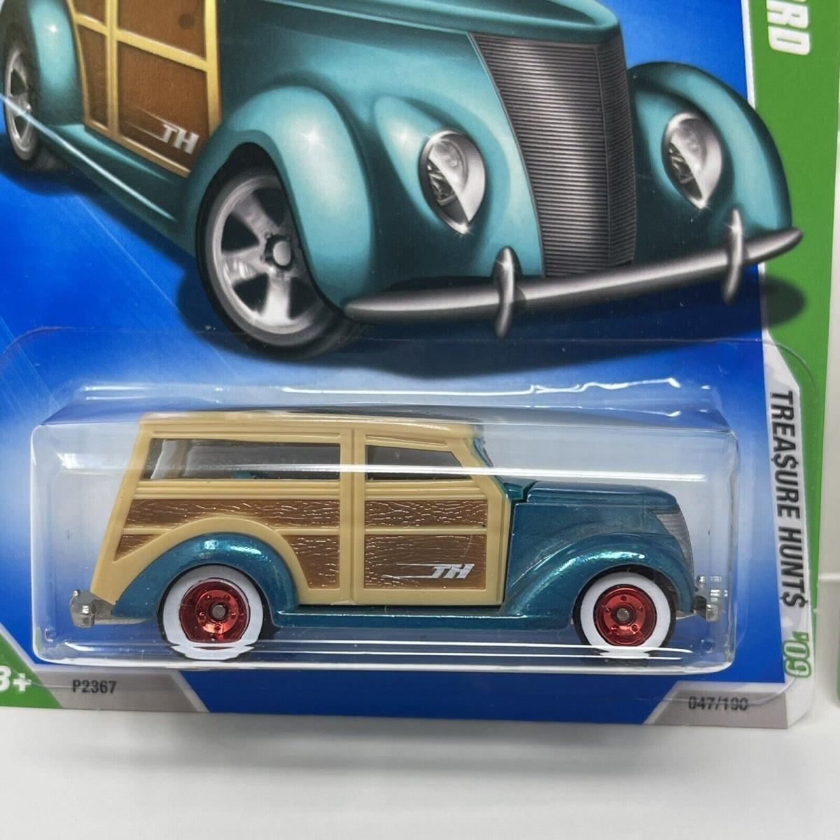 Hot Wheels Super Treasure Hunt `37 Ford 2009 with Regular Hunt Real Riders