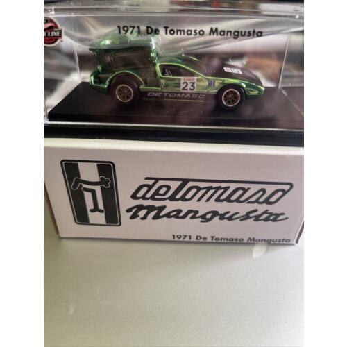 2023 Hot Wheels Collectors Rlc Exclusive 1971 De Tomaso Mangusta Green In Hand
