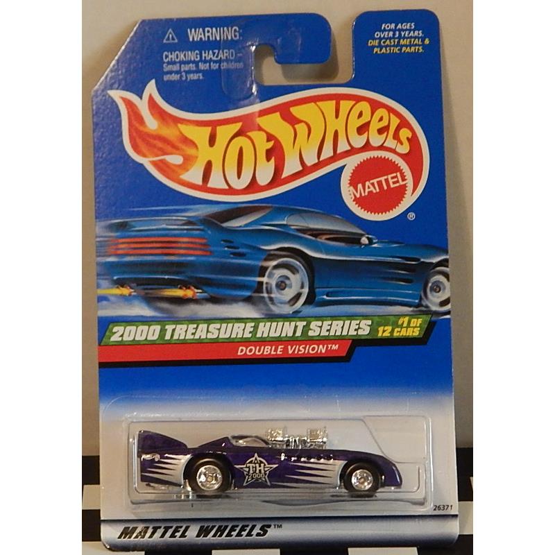 Double Vision Funny Car Real Riders Zinger Hot Wheels Treasure Hunt 2000-049