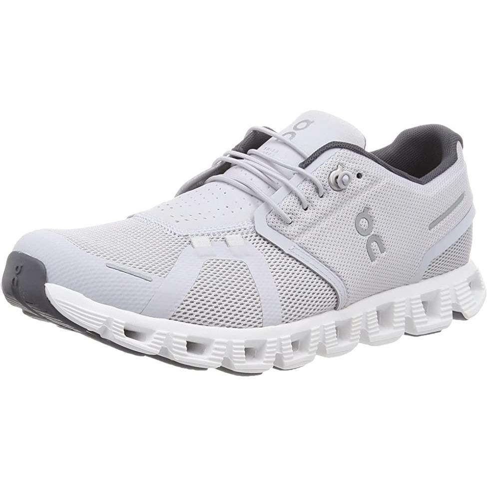 On Running Mens Cloud 5 Running Shoe - Glacier Grey White - Grey, White