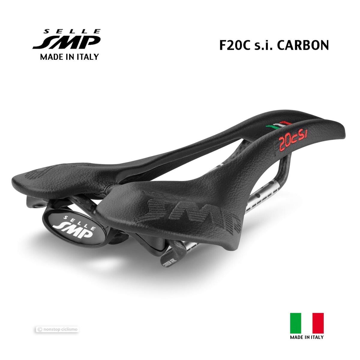 Selle Smp F20Csi Carbon Saddle : Black - Made IN Italy