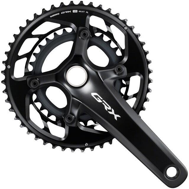 Shimano Grx FC-RX820-2 Crankset - 170mm 12-Speed 48/31t 110/80 Bcd Hollowtec