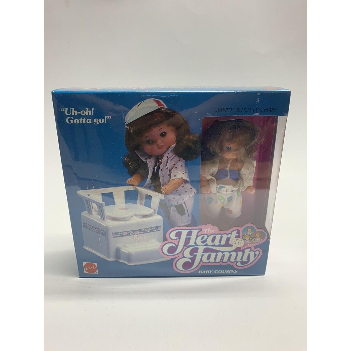 The Heart Family Baby Cousins Janet Potty Chair 5397 1987 Toy