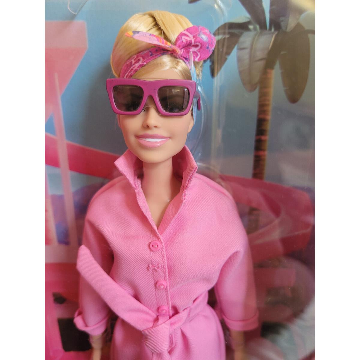 Barbie The Movie Margot Robbie as Barbie in Pink Power Jumpsuit Ready to Ship